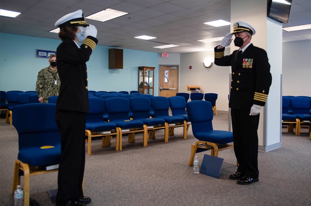 OHSU Portsmouth change of command ceremony