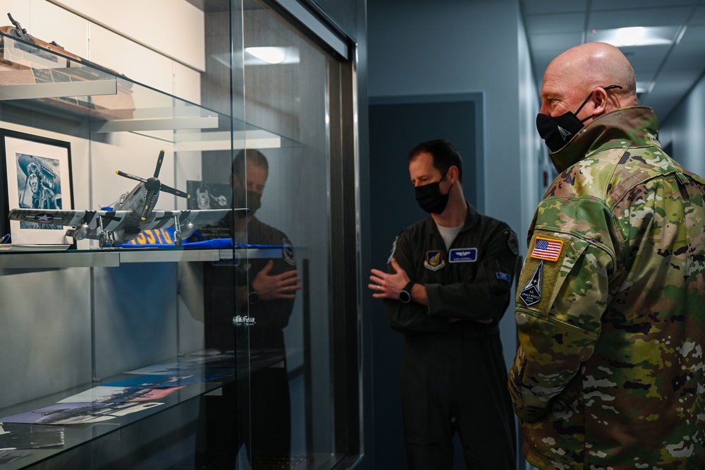 Chief of Space Operations visits Eielson, meets with Guardians