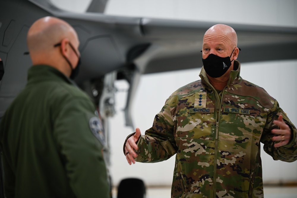 Chief of Space Operations visits Eielson, meets with Guardians