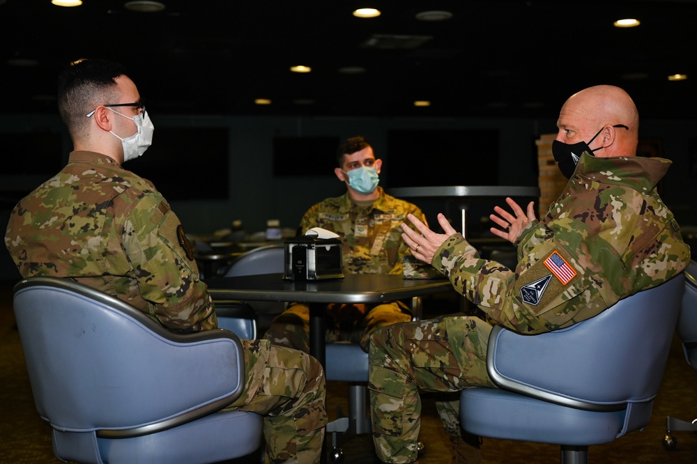Chief of Space Operations visits Eielson, meets with Guardians