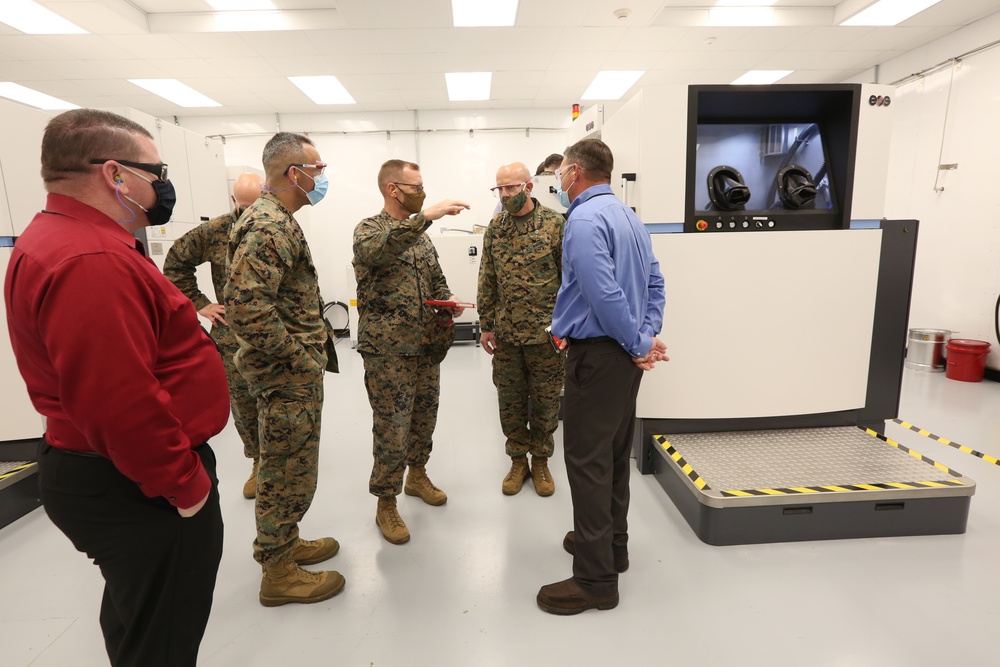 Gen. Berger visits Marine Corps Logistics Command, Albany, GA.