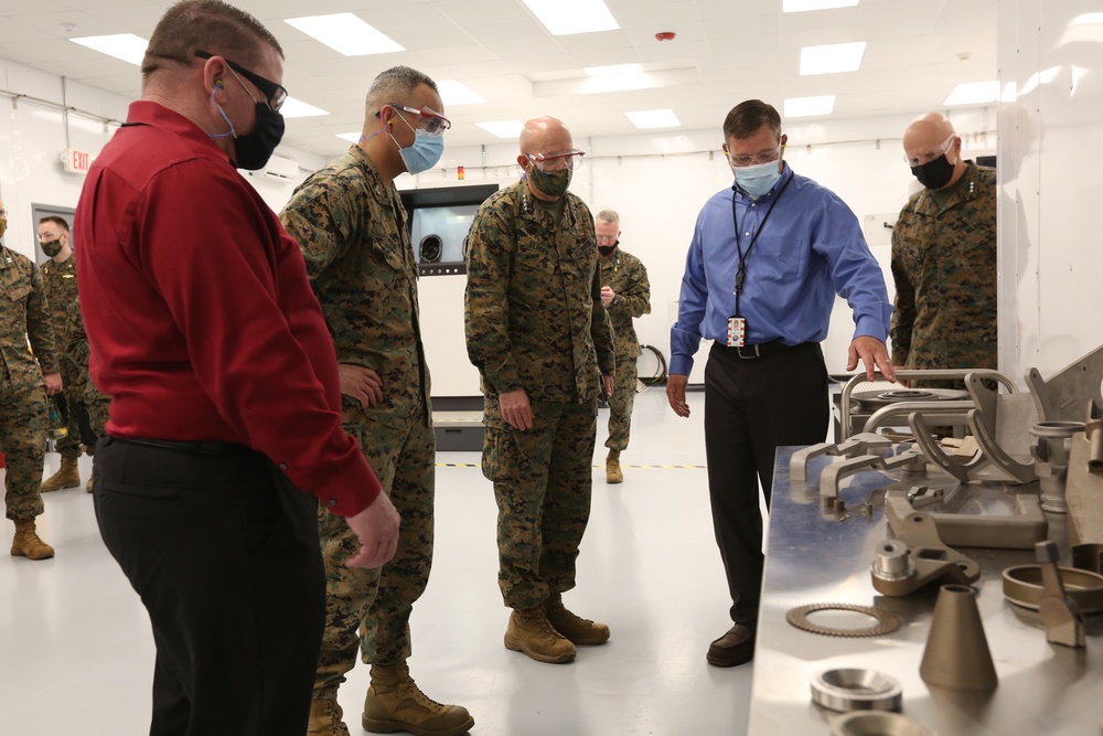 Gen. Berger visits Marine Corps Logistics Command, Albany, GA.