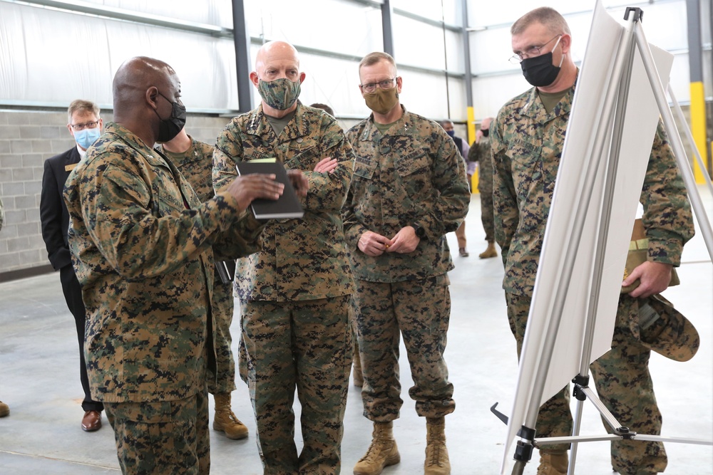 Gen. Berger visits Marine Corps Logistics Command, Albany, GA.