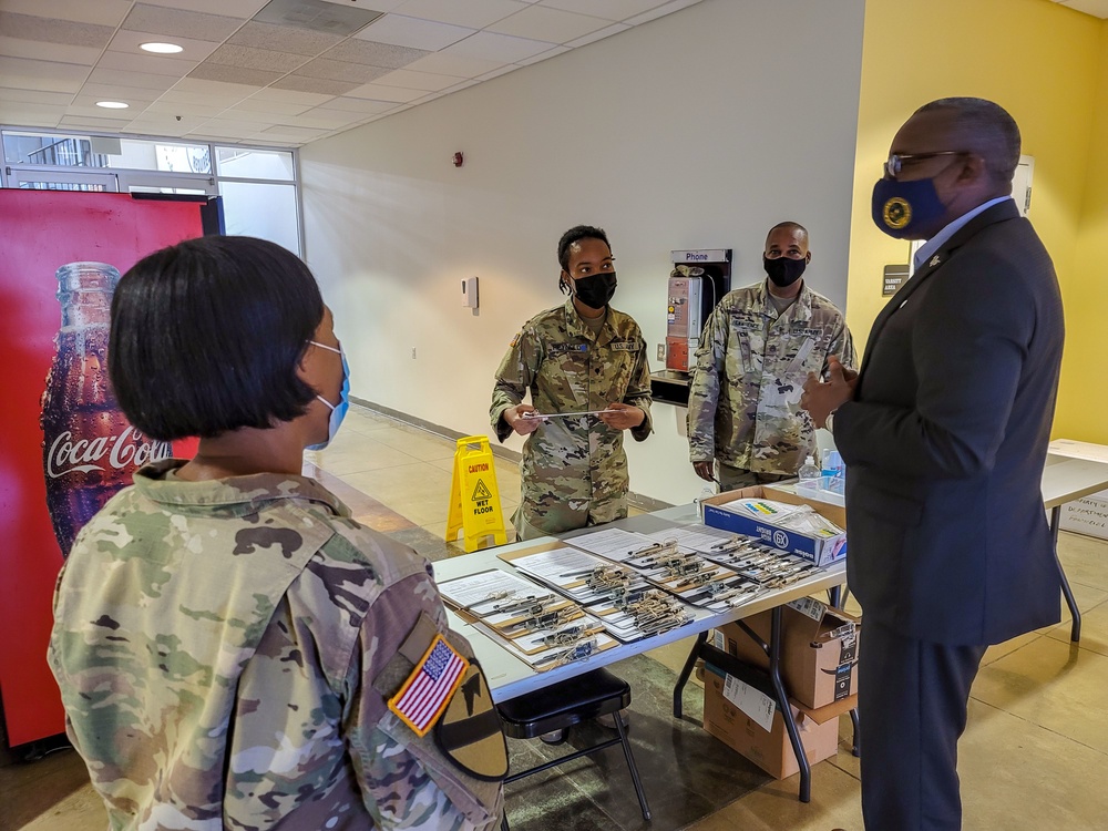 U.S. Virgin Islands Governor, Albert Bryan Jr., visits St. Thomas Community Vaccination Center