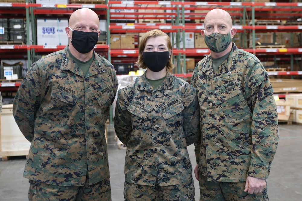 Gen. Berger visits Marine Corps Logistics Command, Albany, GA.