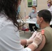 1st Theater Sustainment Command Soldier's receive the Covid-19 vaccine