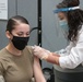 1st Theater Sustainment Command Soldier's receive the Covid-19 vaccine