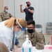 1st Theater Sustainment Command Soldier's receive the Covid-19 vaccine