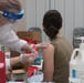 1st Theater Sustainment Command Soldier's receive the Covid-19 vaccine