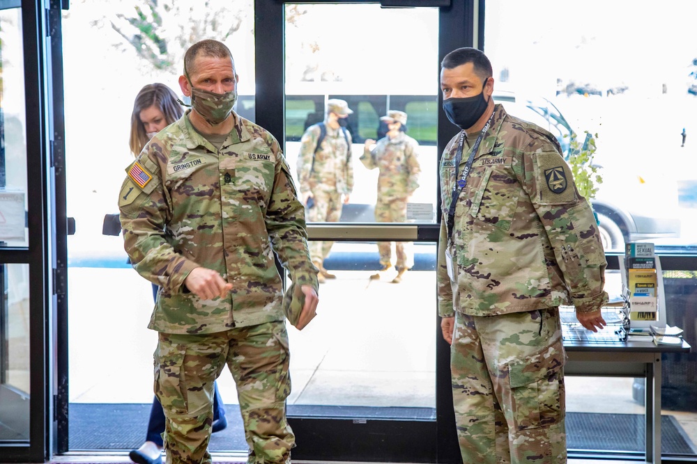 Sergeant Major of the Army (SMA) Michael Grinston visit to the United States Aeromedical Research Laboratory (USAARL) FT Rucker, AL.