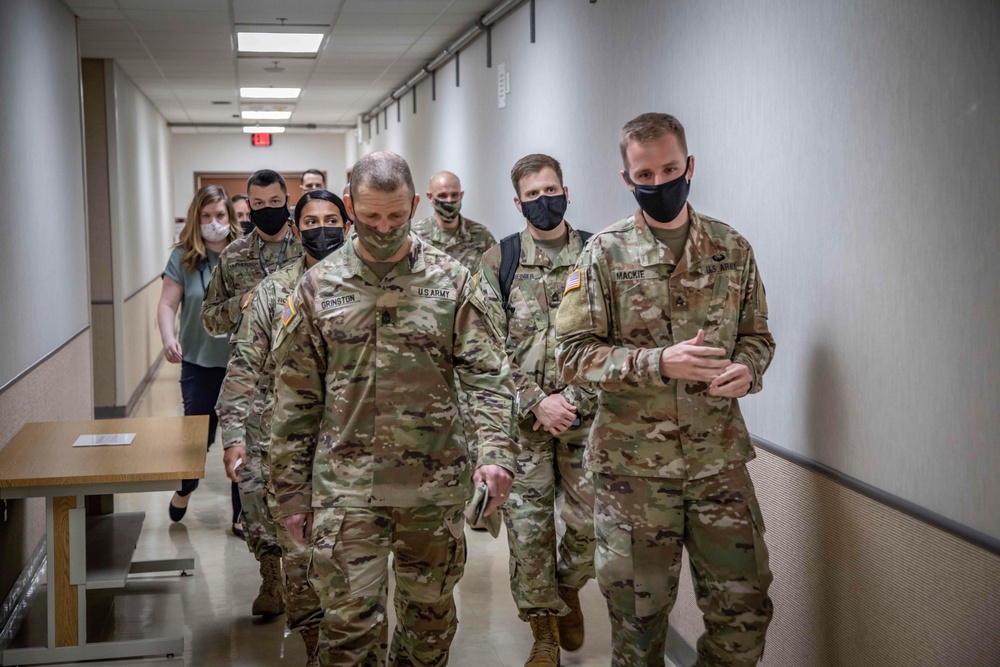 Sergeant Major of the Army (SMA) Michael Grinston visit to the United States Aeromedical Research Laboratory (USAARL) FT Rucker, AL.