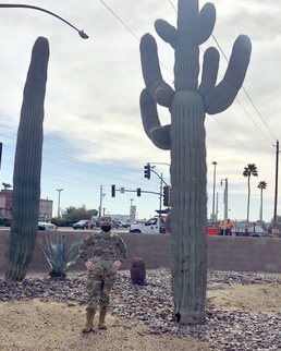 San Antonio Army Reserve Nurse assists with Federal COVID response in Arizona