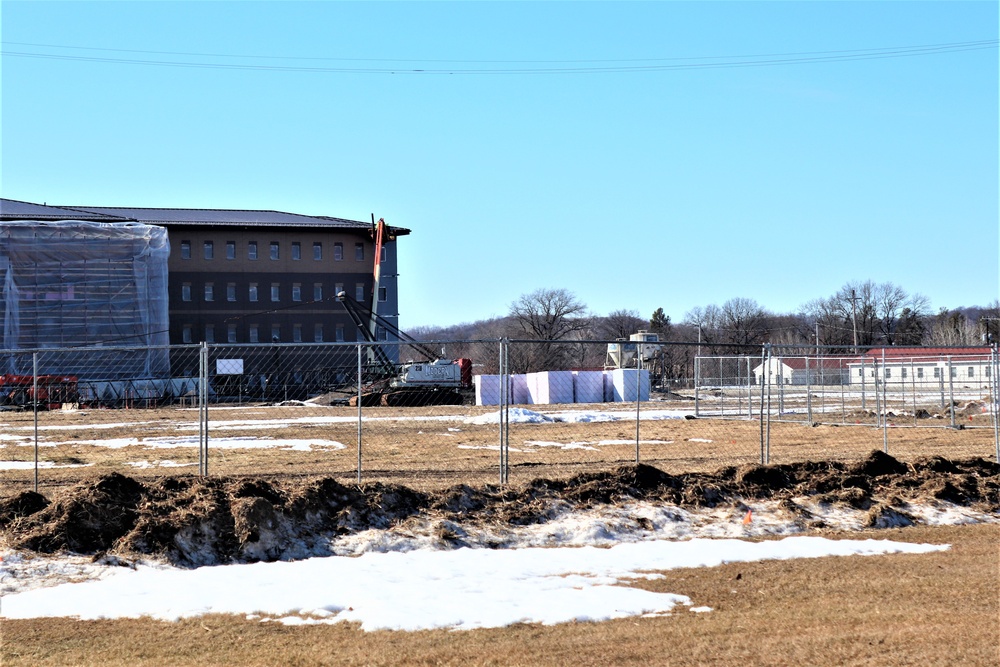 Construction of another modern barracks facility begins at Fort McCoy