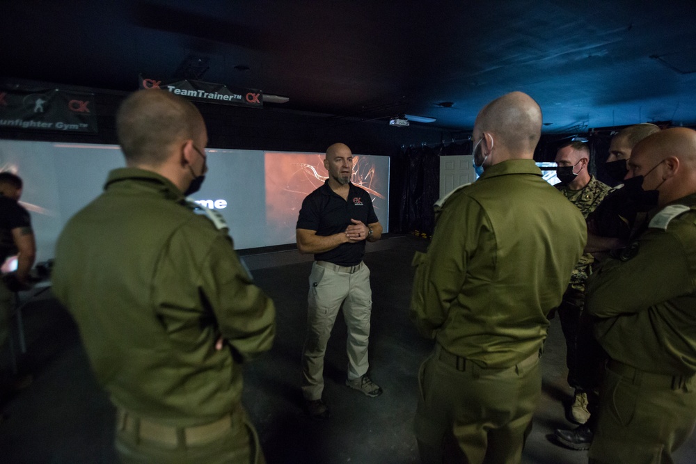 IDF leaders visit Camp Lejeune simulation facilities