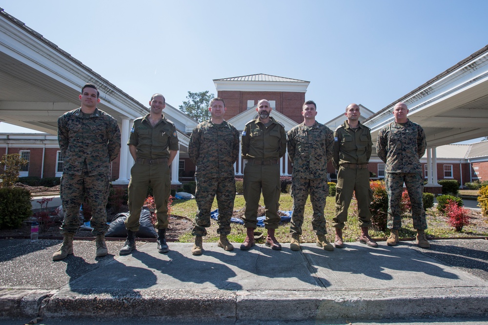 IDF leaders visit Camp Lejeune simulation facilities