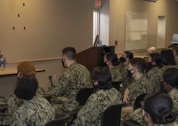RDML Kuehner visits NMTSC Barracks