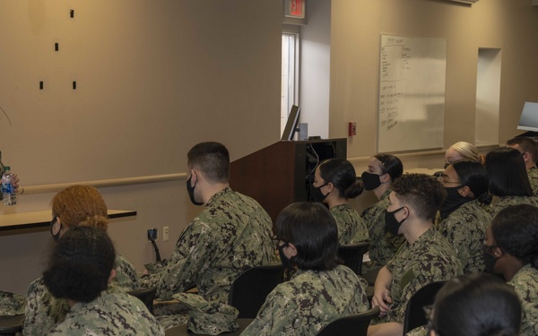 RDML Kuehner visits NMTSC Barracks