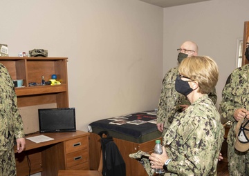 RDML Kuehner visits NMTSC Barracks