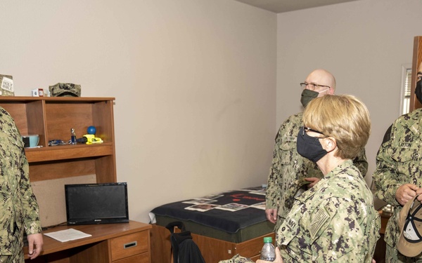 RDML Kuehner visits NMTSC Barracks