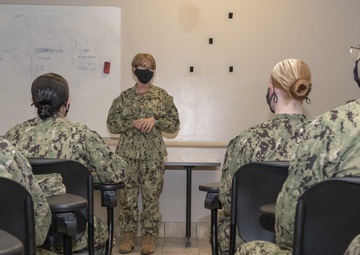 RDML Kuehner visits NMTSC Barracks