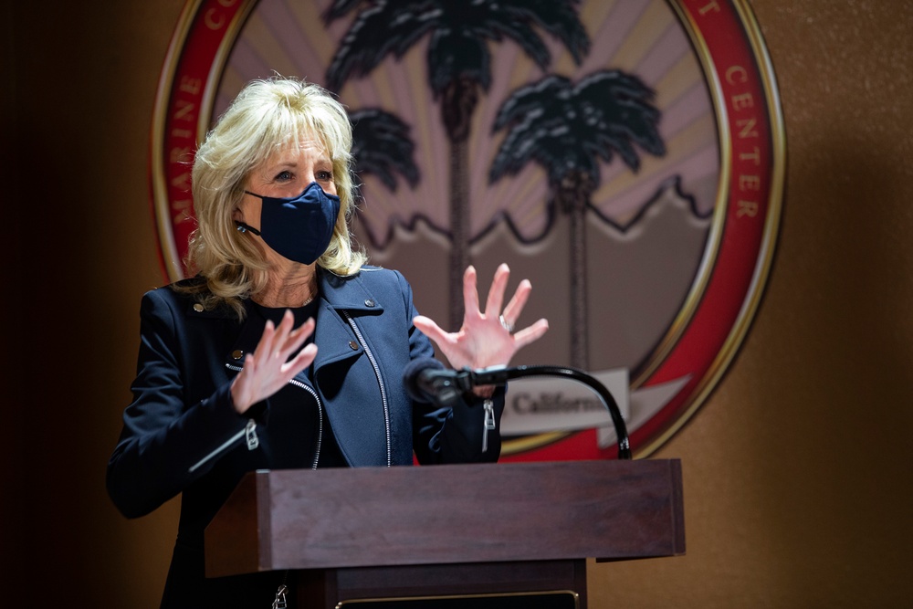 First Lady of the United States visits MCAGCC