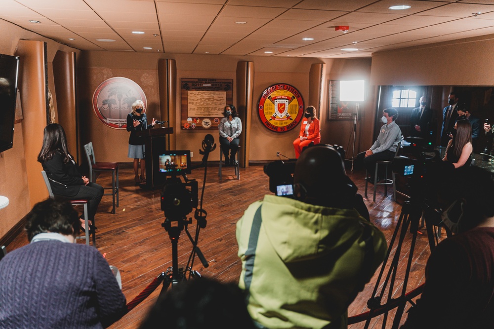 First Lady of the United States visits MCAGCC