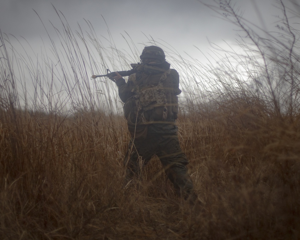 Echo Battery conducts Force on Force exercise