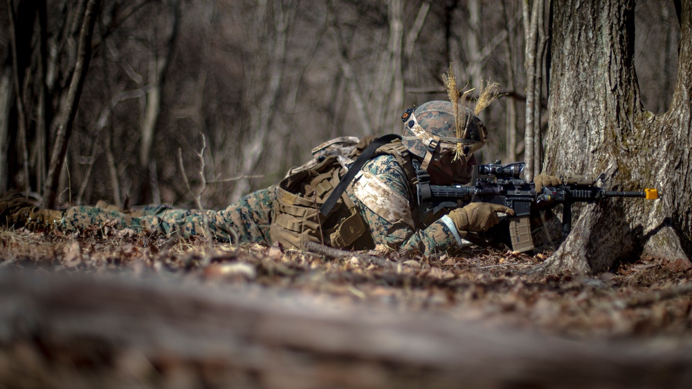 Echo Battery conducts Force on Force exercise