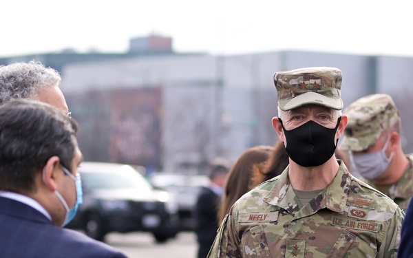 United Center Arena Houses Active-Duty to Administer COVID-19 Vaccine