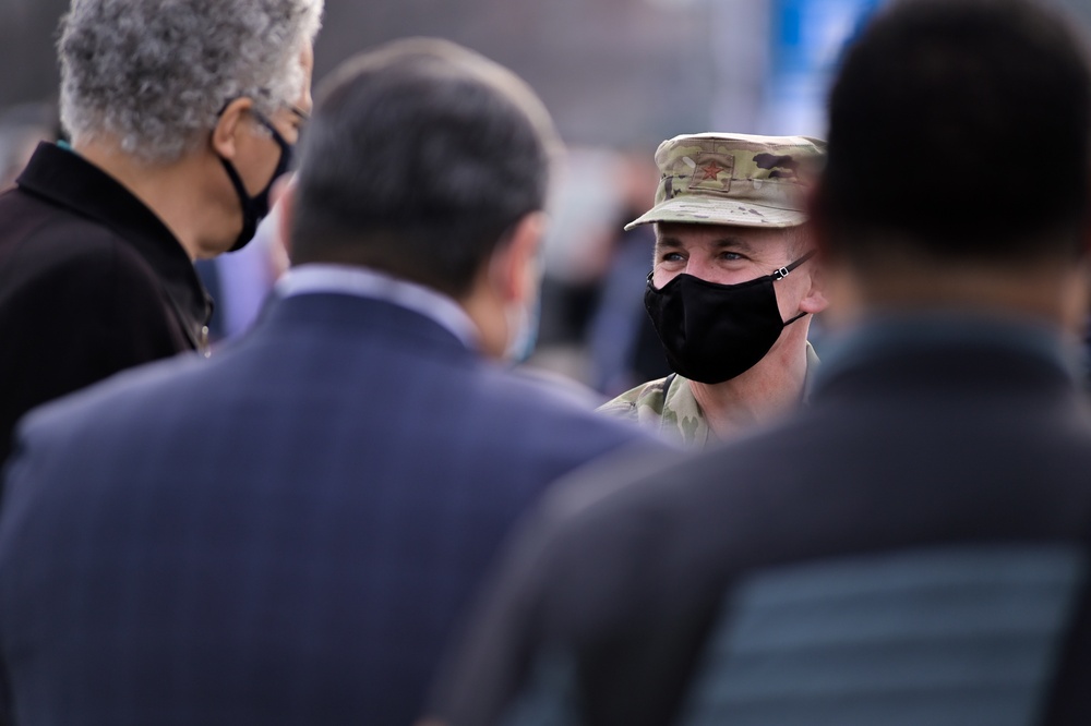 United Center Arena Houses Active-Duty to Administer COVID-19 Vaccine