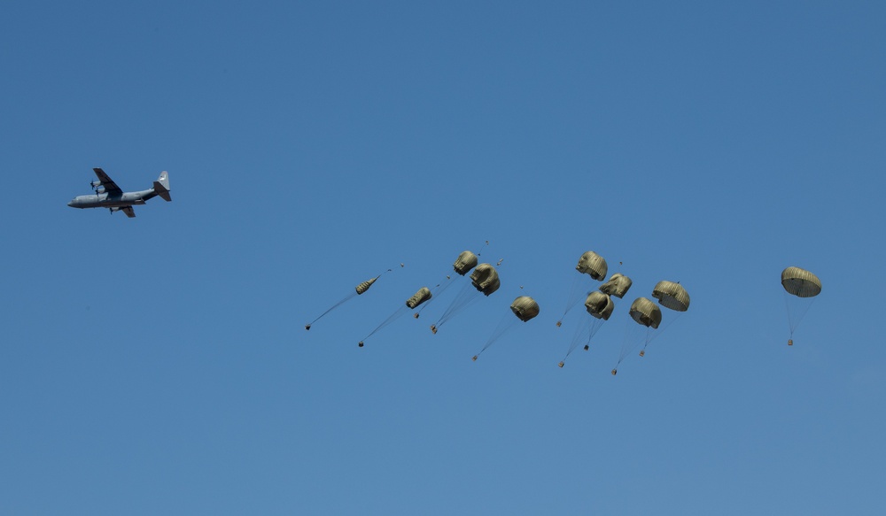 Airborne 21: U.S.- Japan conducts mass CDS bundles drop training