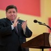 Illinois Gov. JB Pritzker Visits Morris Illinois Vaccination Site