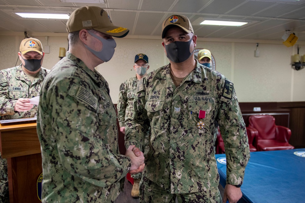 Amphibious Squadron 11 Changes Command