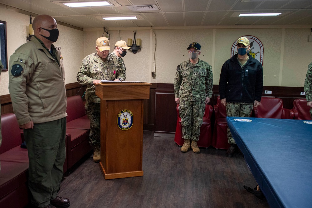 Amphibious Squadron 11 Changes Command