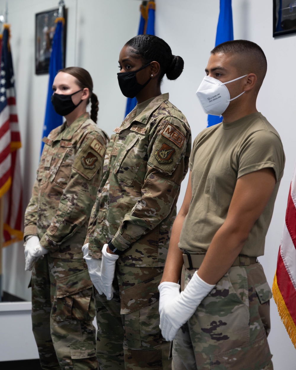 Base honor guard hones final tribute
