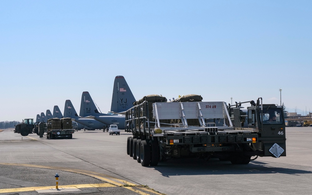 U.S.-Japan conducts historic airdrop