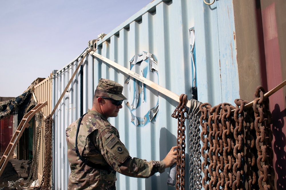 California Soldiers ensure shipping, storage needs are met overseas