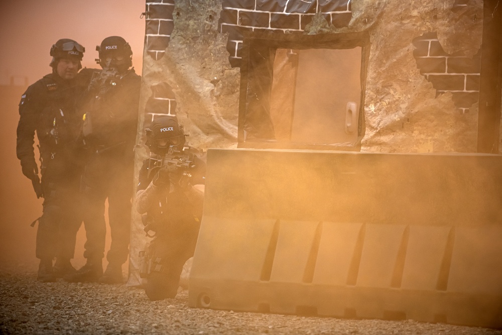 422nd SFS, NHPD strengthen local ties through live-fire, field training exercises