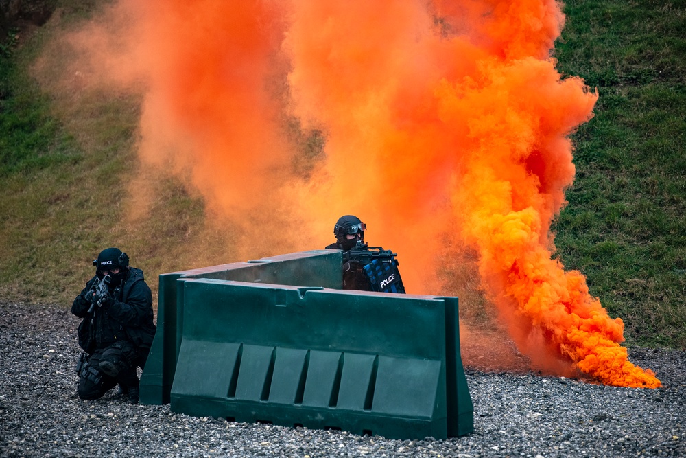 422nd SFS, NHPD strengthen local ties through live-fire, field training exercises