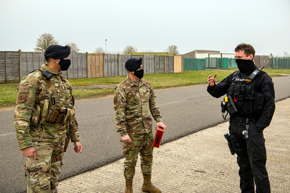 422nd SFS, NHPD strengthen local ties through live-fire, field training exercises