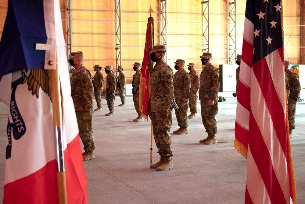 Iowa National Guard unit assumes command in Iraq