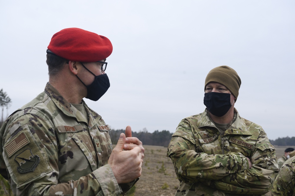 Brig. Gen. Ireland visits 2 ASOS during Agile Fury 21