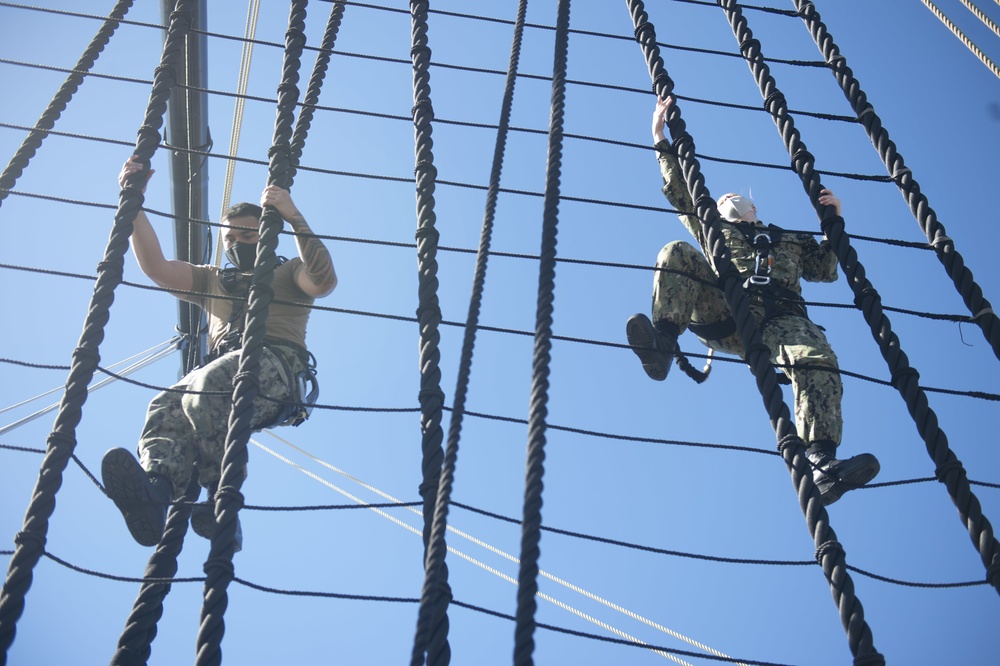 DVIDS - Images - Sailors assigned to USS Constitution climb the ship’s ...