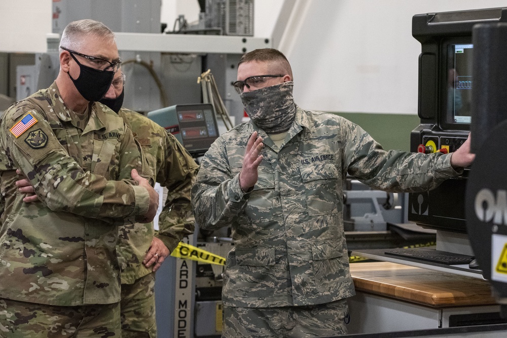 WVNG adjutant general, state leadership spend weekend with 167th Airlift Wing Airmen