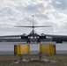 Bomber Task Force hot-pit refuels in Poland