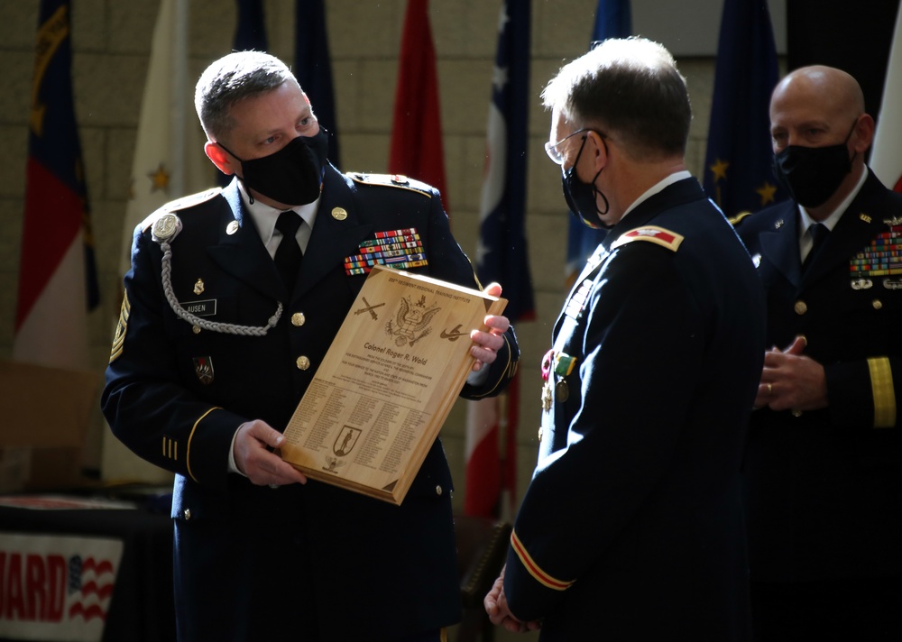 205th Regional Training Institute Change of Command and Col. Roger Wold Retirement