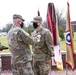 Sgt. Anthony Escobedo receives the meritorious service medal