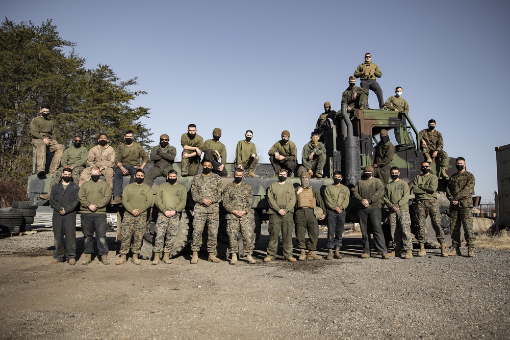 2nd Marine MLG MST Replace MTV 7 Ton Engine