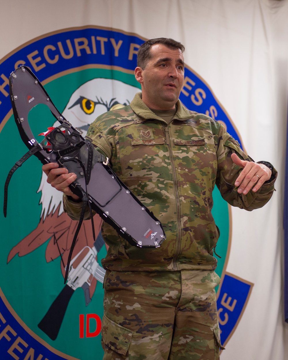 124th SFS Trains in Extreme Cold Weather Conditions