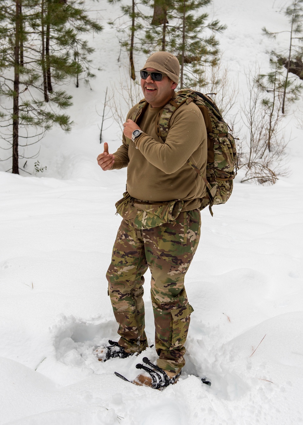 124th SFS Trains in Extreme Cold Weather Conditions